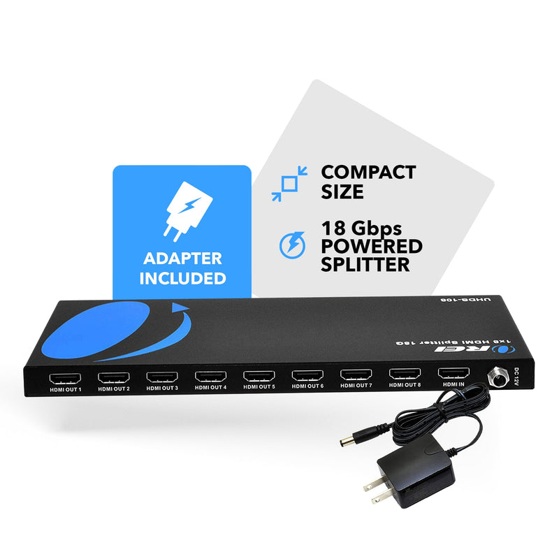 18Gbps 1×8 HDMI Splitter (UHDS-108)