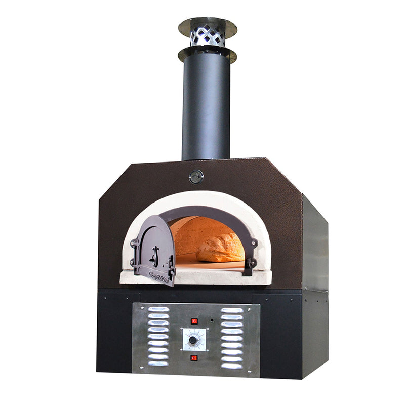 Horno de ladrillos Chicago Brick Oven - Horno híbrido de encimera para pizza CBO 750 (comercial) | Combustible dual (gas y leña)