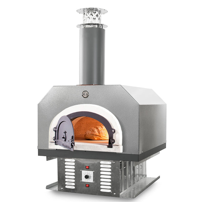 Horno de ladrillos Chicago Brick Oven - Horno híbrido de sobremesa para pizza CBO 750 (comercial) sin faldón | Combustible dual (gas y leña) 