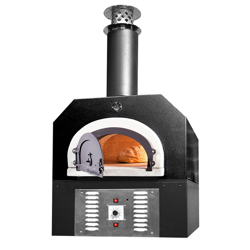 Horno de ladrillos Chicago Brick Oven - Horno híbrido de encimera para pizza CBO 750 (comercial) | Combustible dual (gas y leña)