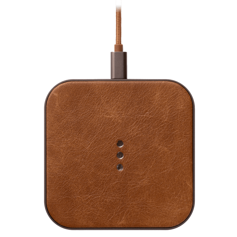 Courant Catch:1 Classic Wireless Charging Pad - Saddle