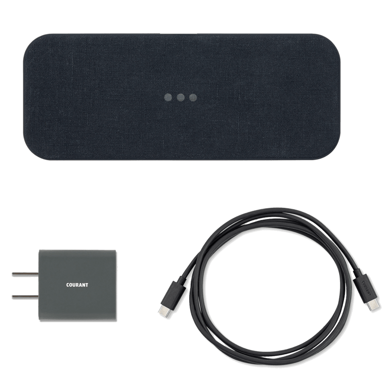 Courant Catch:2 Essentials Wireless Charging Pad - Charcoal