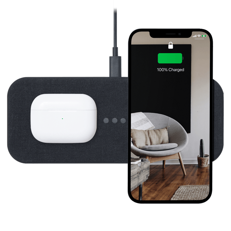 Courant Catch:2 Essentials Wireless Charging Pad - Charcoal