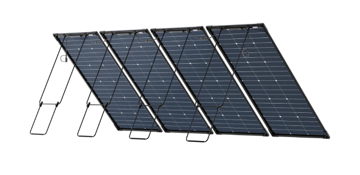 Panel solar modular bifacial EcoFlow de 125 W (kit de 4 piezas de 500 W) 