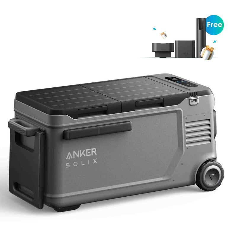 Anker SOLIX EverFrost 2 Electric Cooler 58L/61QT + Free Road Trip Accessories