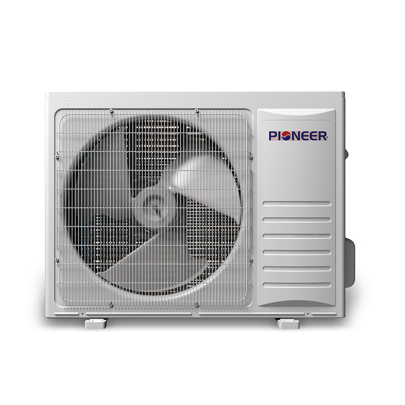 Sistema de aire acondicionado con bomba de calor Inverter+ central con conductos y split de 24 000 BTU y 16,5 SEER2 de Pioneer®, segunda generación