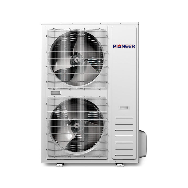 Sistema de aire acondicionado con bomba de calor Inverter+ central con conductos y split de 56 000 BTU y 17 SEER2 de Pioneer®, segunda generación