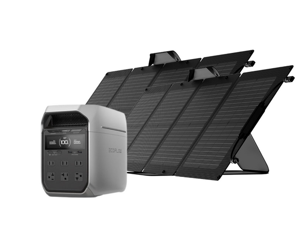 Ecoflow Delta 3 Plus + 2 paneles solares de 110 W