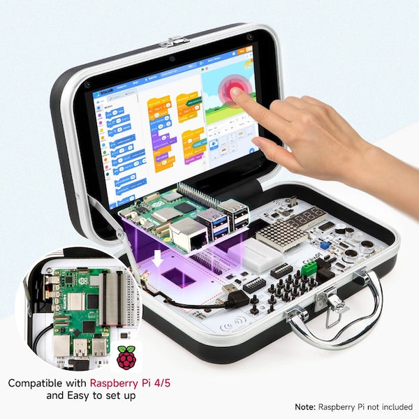 Elecrow CrowPi-Compact Raspberry Pi Educational Learning Kit (New version)