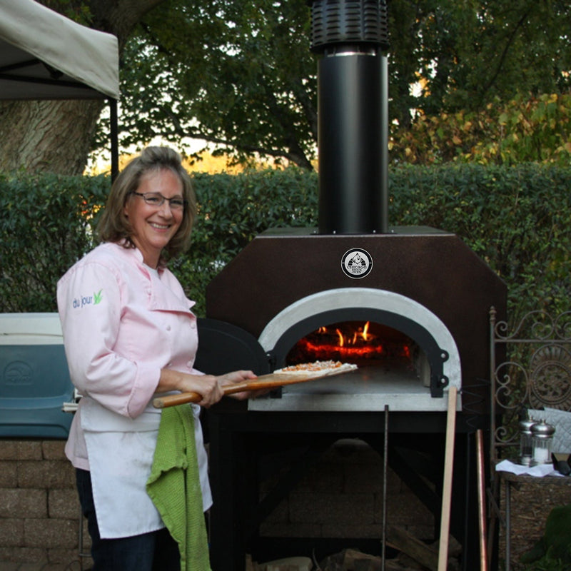 Horno de ladrillos Chicago - CBO 750 de encimera | Horno de leña para pizza | Superficie de cocción de 38" x 28"