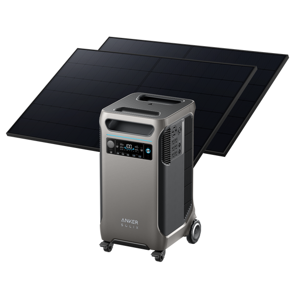 Anker Solix F3800 + 410W Rigid Solar Panels + FREE Protective Bag