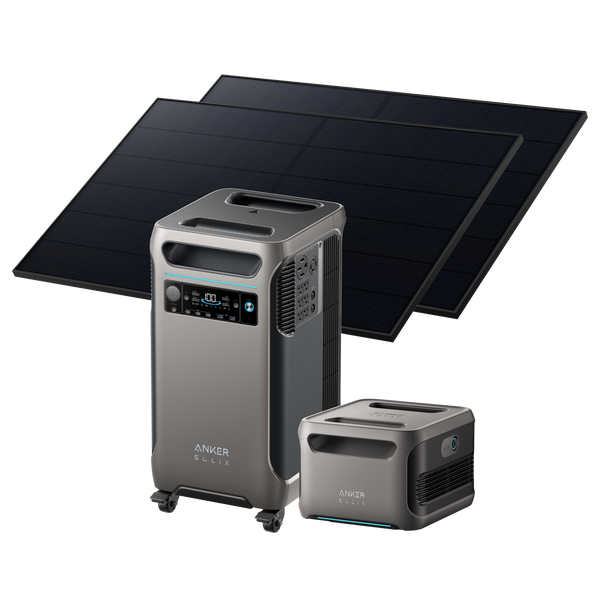 Anker Solix F3800 + Batería de expansión + Panel solar rígido de 405 W