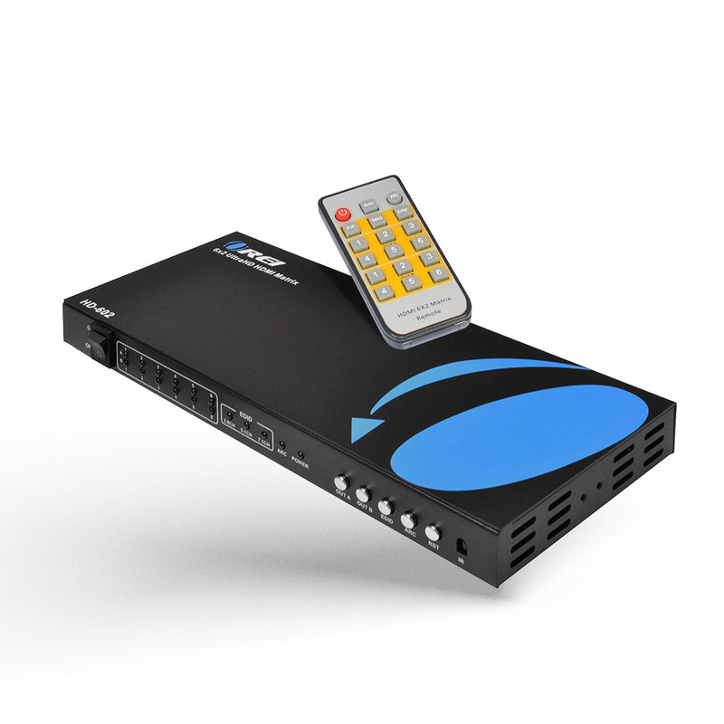 Ultra HD 6x2 HDMI Matrix Switch with ARC Support (HD-602)