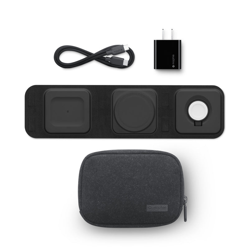 Mophie 3-in-1 Magsafe Wireless Charger Black