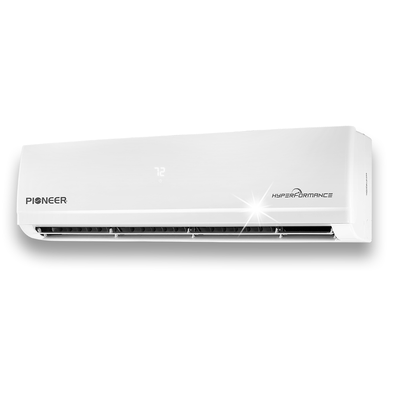 Aire acondicionado minisplit sin conductos Pioneer® Hyperformance™ de 18 000 BTU, 20,5 SEER2, Inverter++, con Wi-Fi, bomba de calor, conjunto completo de 230 V