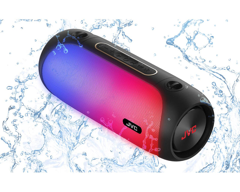 JVC Illuminated Portable Wireless Speaker with 30W max outputs