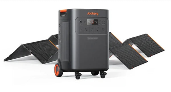 Jackery 5000 Plus Explorer Power Station + 2 x SolarSaga 500W Solar Panel / Wellbots