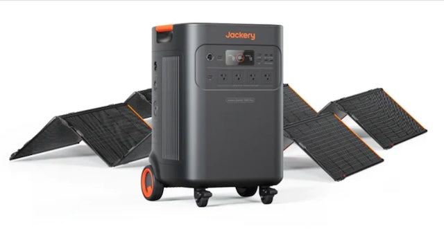 Jackery 5000 Plus Explorer Power Station + 2 x SolarSaga 500W Solar Panel / Wellbots