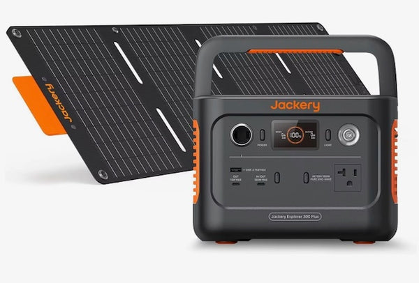 Jackery Explorer 300 Plus Portable Power Station + 1 x SolarSaga 40W Solar Panel mini