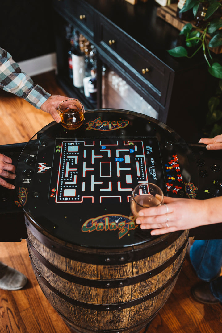 8-Bit Blend - Whiskey Barrel Arcade - 60 Games in 1