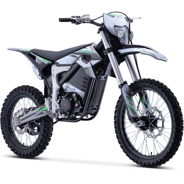 Moto de cross eléctrica MotoTec Venom de 72 V, 12 000 W y 50 Ah