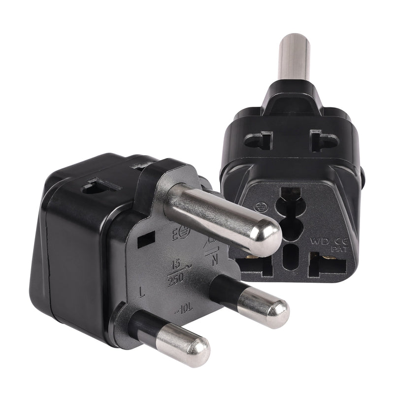 South Africa, Botswana Travel Adapter - 2 in 1 - Type M - Compact Design (DB-10L)