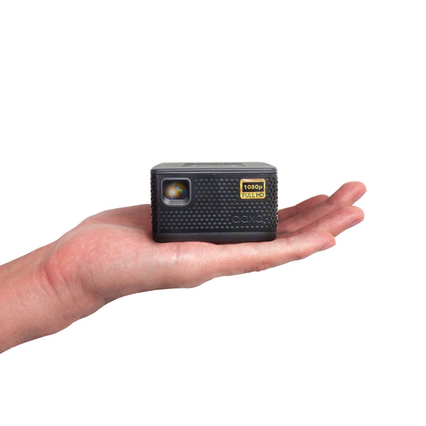 AAXA P7+ DLP Mini Projector, 1080P Native, USBC & Wireless Mirroring, Streaming Apps, WiFi/BT