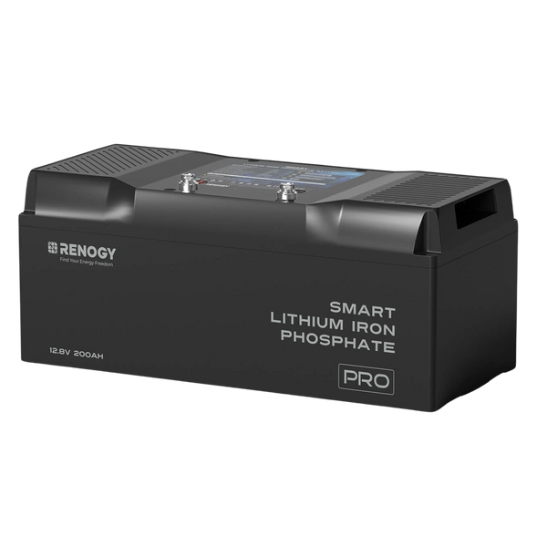 RENOGY (12.8V 200Ah pro series) smart lithium batteries with BT and self-heating function