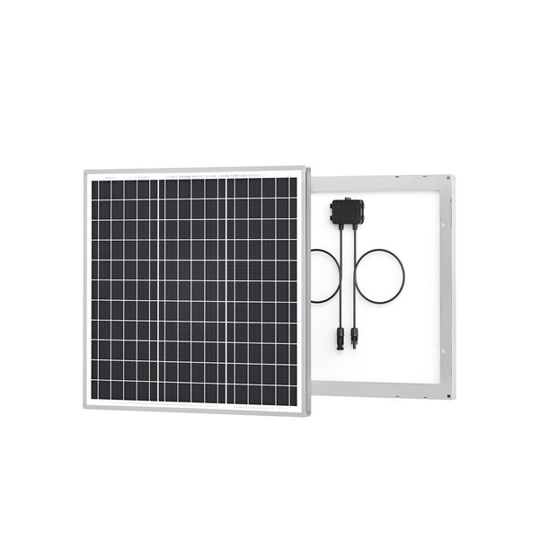 Panel solar rígido Renogy de 50 W (diseño compacto)