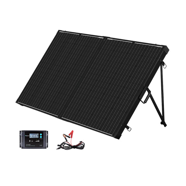 MALETA SOLAR PLEGABLE MONOCRISTALINA DE 12 VOLTIOS Y 200 W DE RENOGY