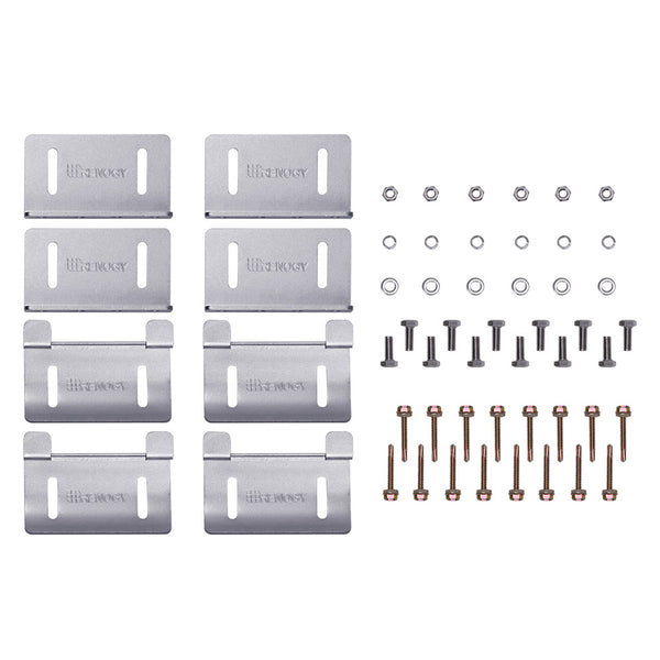 Renogy RNG-MTS-ACB - Solar Panel Mounting Curved Z Bracket - Set of 4