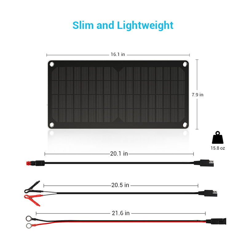 Renogy RSP10BM - 10W Solar Battery Charger Maintainer