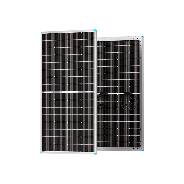 Renogy 220W Double-sided transparent backsheet solar panel