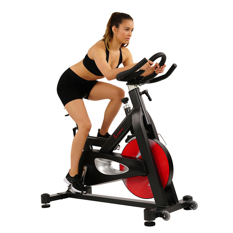 Sunny Health & Fitness Evolution Pro Magnetic Belt Drive Indoor Cycling Bike SF-B1714