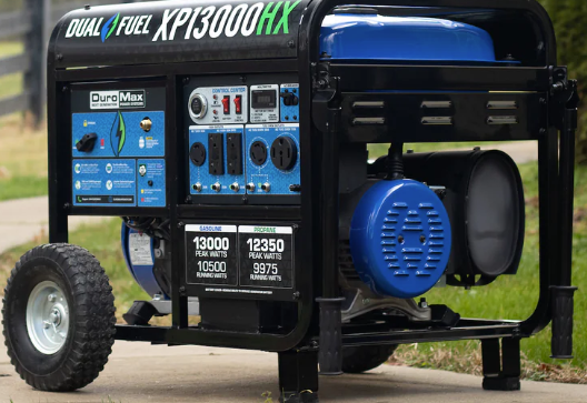 DuroMax XP13000DX 13,000 Watt Dual Fuel Gas Propane Portable Generator –  Generator Factory Outlet