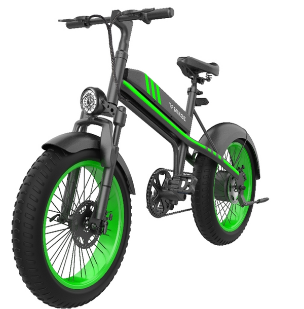 Bicicleta eléctrica SMILEY TFSmilee S5 de 20 x 4 pulgadas con neumáticos anchos