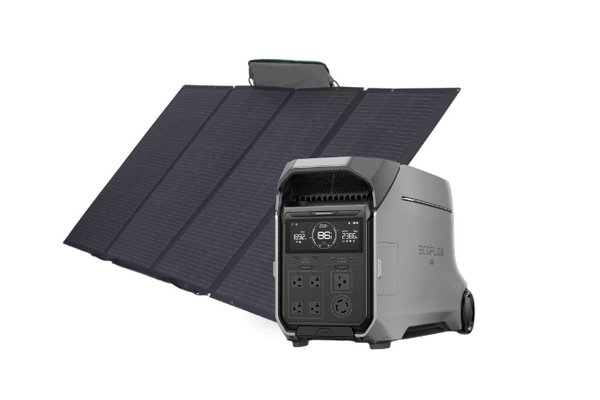 EcoFlow DELTA Pro 3 Portable Power Station + 400W Portable Solar Panel