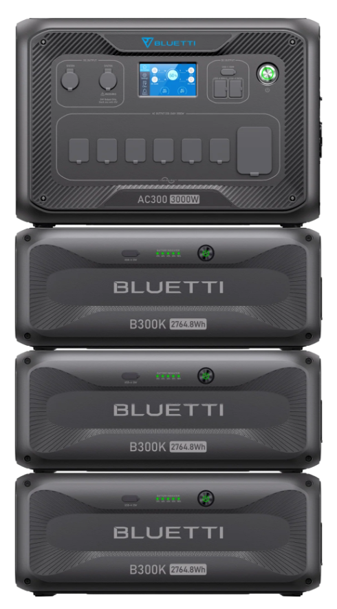 Bluetti AC300+B300K Home Battery Backup