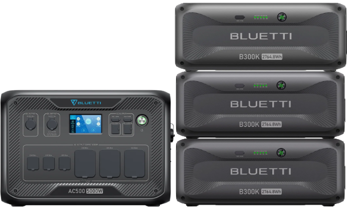 Bluetti AC500+B300K Home Battery Backup