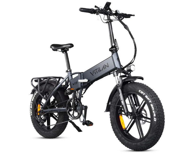 VITILAN V3 2.0 Folding Fat Tires Adult All Terrain Electric Bike