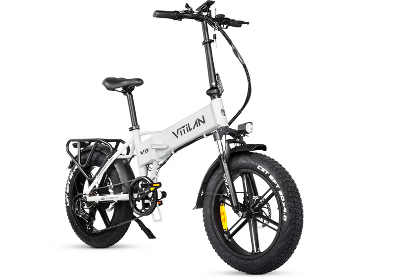 VITILAN V3 2.0 Folding Fat Tires Adult All Terrain Electric Bike