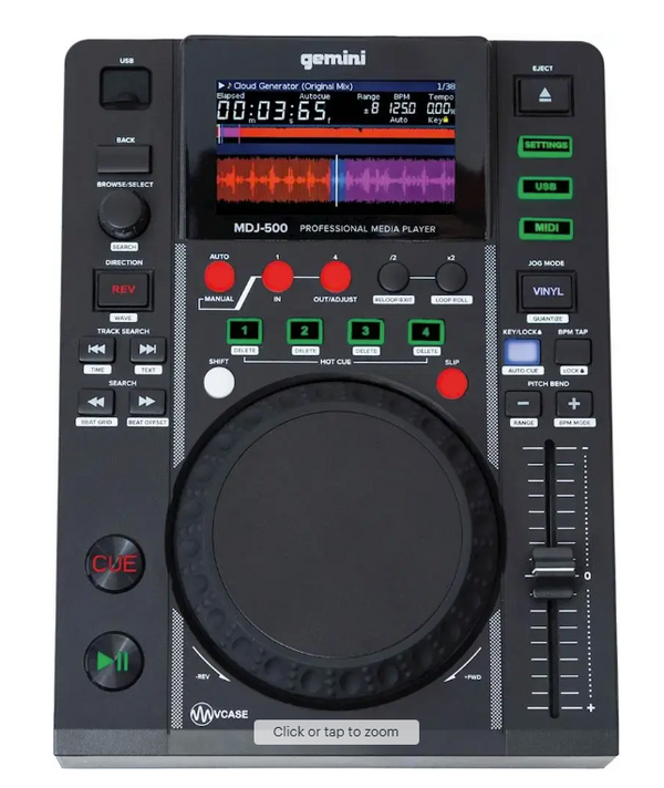 Gemini Mdj-500 Mdj-500 Reproductor Multimedia USB Profesional