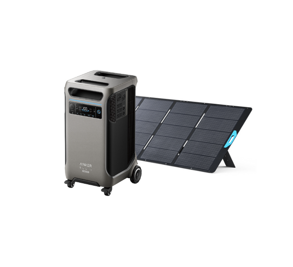 Anker SOLIX F3800 Plus Portable Power Station, 3840Wh + FREE 400W Solar Panel