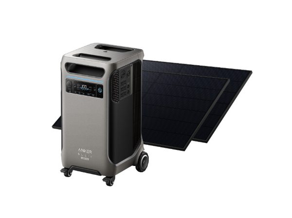 Anker SOLIX F3800 Plus Portable Power Station + 1 set 410W Rigid Solar Panels