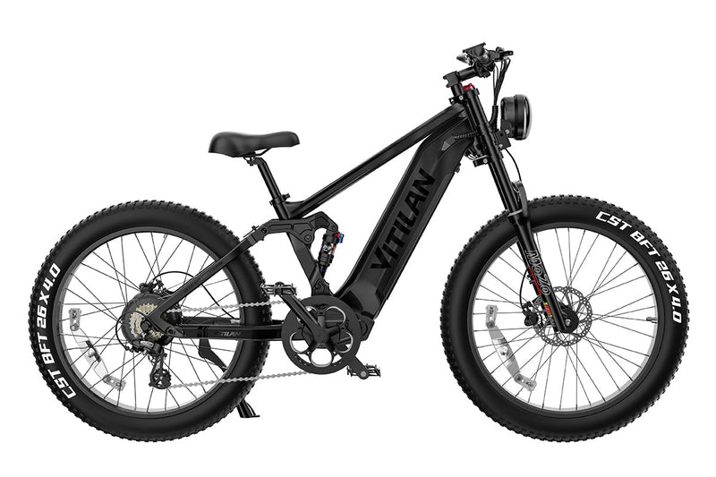 VITILAN T7 Full Suspension Mountain E-bike