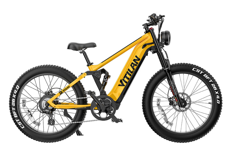 VITILAN T7 Full Suspension Mountain E-bike