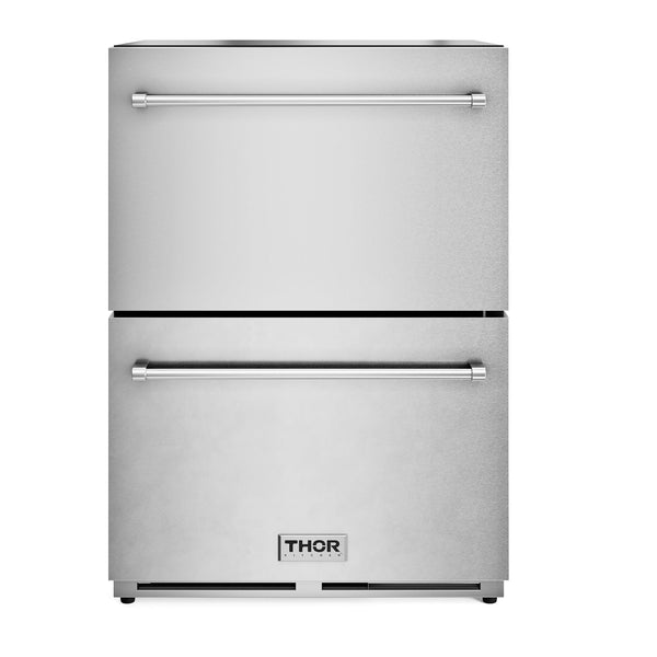 Thor Kitchen TRZ24U - 24" Under Counter Double Drawer Freezer