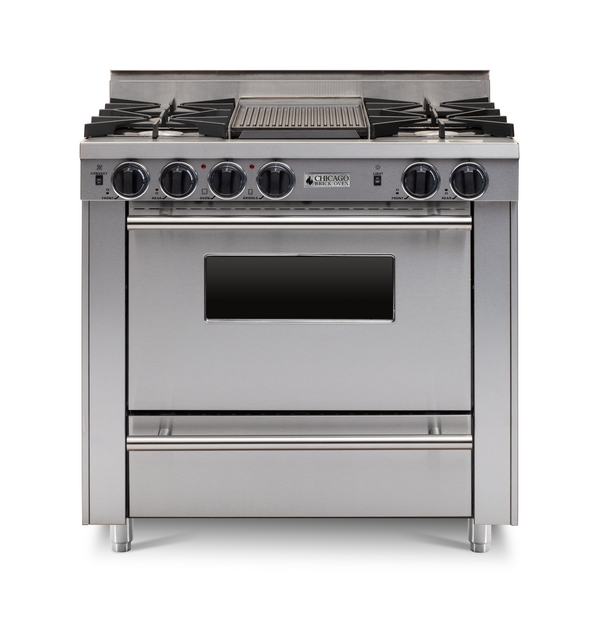 Chicago Brick Oven - 36” All-Gas Range - Open Burner