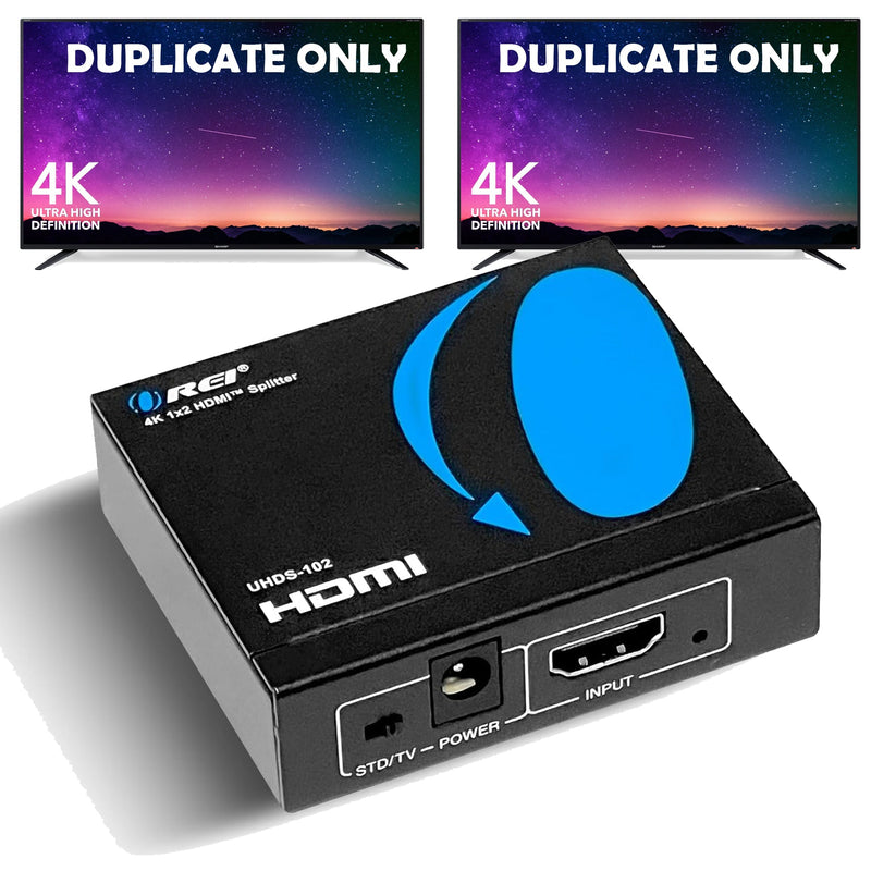 4K HDMI Splitter 1-In-2-Out with EDID control (UHDS-102)