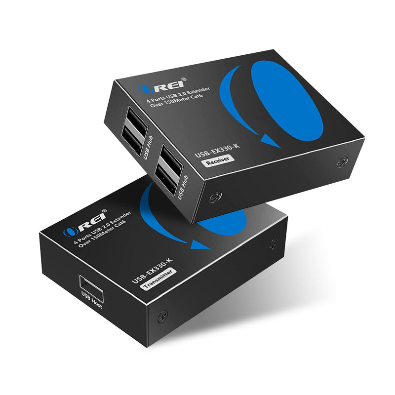 4 Port USB Extender Over CAT 6 Up To 330 Feet  (USB-EX330-K)